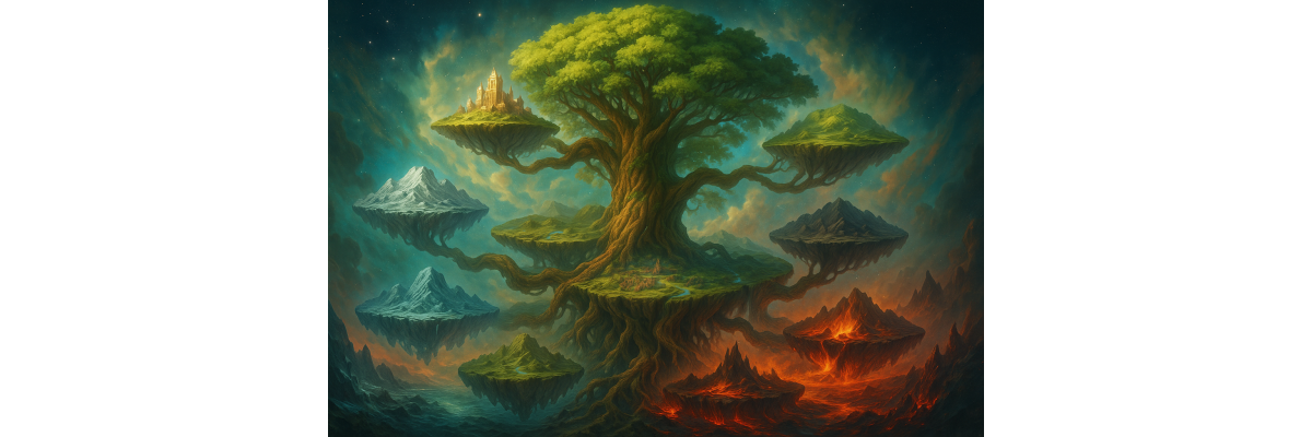 Yggdrasil – Die Säule des Schicksals und der neun Welten - Yggdrasil – Der Weltenbaum &amp; die neun Welten der nordischen Kosmologie