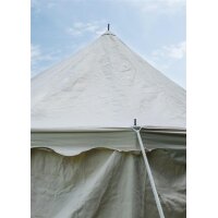 Ritterzelt Burgund, 5 x 8 m, 425 gsm, naturfarben