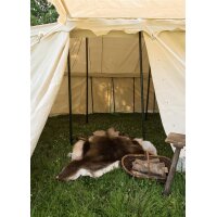 Ritterzelt Burgund, 5 x 8 m, 425 gsm, naturfarben