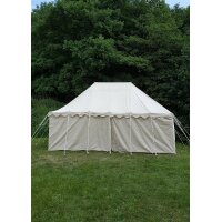 Ritterzelt Markward, 5 x 8 m, 425 gsm, natur