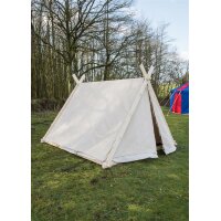 Wikingerzelt, 3 x 2.7 x 2 m, 350 gsm, naturfarben
