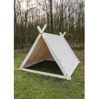 Wikingerzelt, 3 x 2.7 x 2 m, 350 gsm, naturfarben