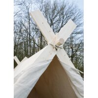 Wikingerzelt, 3 x 2.7 x 2 m, 350 gsm, naturfarben
