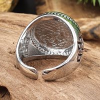 Yggdrasil Ring "ALWINA" aus Edelstahl - Farbe Gold & Silber 57 (18,5) / 8 US