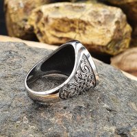 Wotansknoten Ring "ARIALD" aus Edelstahl