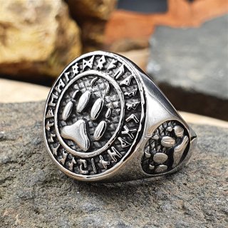Wolfspfote Ring "SIRKO" aus Edelstahl