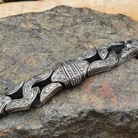Edelstahl Armkette mit Wikinger Muster