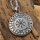 Silberfarbend Wolfskopf Amulett "BRANDOLF" Halskette aus Edelstahl 60 cm