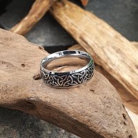 Keltischer Knoten Ring "UTA" aus Edelstahl