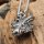 Drachenkopf Anhänger "FAFNIR" Halskette aus Edelstahl - 60 cm