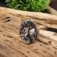 Yggdrasil Ring "SOLVEIG" aus Edelstahl