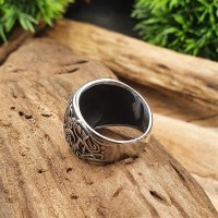 Odin Horn Ring "ODIN" aus Edelstahl