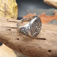 Yggdrasil Ring "BODIL" aus Edelstahl