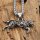 Fenris Anhänger aus Edelstahl Halskette - 60 cm
