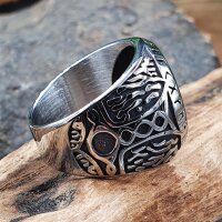 Vegvisir Siegelring "THORIN" aus Edelstahl
