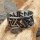 Wotansknoten Ring, verziert mit Rabe und Runen aus Edelstahl 70 (22,3) / 13 US