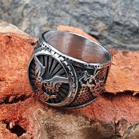 Odins Begleiter Ring aus Edelstahl 60 (19,0) / 9 US