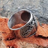 Odins Begleiter Ring aus Edelstahl 63 (20,1) / 10 US