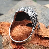 Untoter Wikinger Ring "DRAUG" aus Edelstahl
