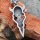 Wikingermaske Schmuckanhänger mit Kette aus Edelstahl - 60 cm