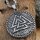 Valknut Anhänger und Kette aus Edelstahl - 60 cm