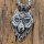 Wolf Anhänger "LEEVII" und Kette aus Edelstahl - 60 cm