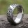 Keltische Ring, verziert mit Triqueta aus Edelstahl 55 (17,5) / 7 US
