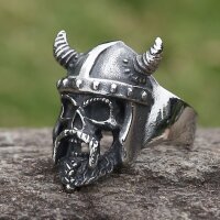 Untoter Wikinger Ring "FENSAL" aus Edelstahl