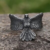 Raben Ring "FÜNEN" aus Edelstahl