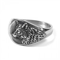Fenris Wolf Ring "BITRA" aus Edelstahl