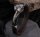 Wikinger echtleder Armband mit einem Rabenschädel aus Edelstahl