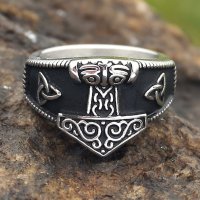 Thorshammer Ring "BERUVIK" aus Edelstahl
