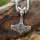 Thors Hammer Schmuckanhänger verziert mit Thor aus Edelstahl mit Kette - 60 cm
