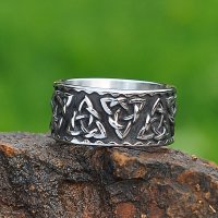 Wikinger Ring "ALENJA" mit Keltischen Knoten...