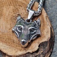 Fenris Wolf Anhänger "ELIN" Halskette aus...