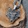 Fenris Wolf Anhänger "ELIN" Halskette aus Edelstahl - 60 cm