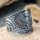 Ägyptischer Falkengott Horus Ring aus 925 Sterling Silber