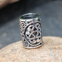 Keltische Knoten Bartperle "SVALA" aus 925 Sterling Silber