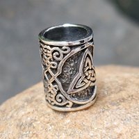 Keltische Knoten Bartperle "BO" aus 925 Sterling Silber