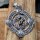 Hugin & Munin mit Runen Schmuck Anhänger "MATS" aus 925 Sterling Silber