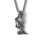 Wikinger Maid Anhänger "BRAN" Halskette aus Edelstahl - 60 cm
