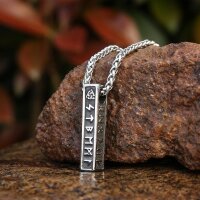 Runenbarren Anhänger verziert mit einem Valknut...