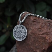 Norse Gods - Tyr Schmuckanhänger aus Edelstahl mit...