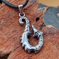 Thors Angelhaken Anhänger aus Edelstahl