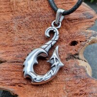 Thors Angelhaken Anhänger aus Edelstahl