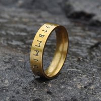 Wikinger Runen Ring "RUNE" aus Edelstahl