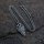 Speerspitze Anhänger verziert mit einem Vegvisir Halskette aus Edelstahl 60 cm - Farbe Vintage/Dunkel