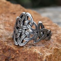 Keltischer Knoten Ring "AEGIR" aus Edelstahl