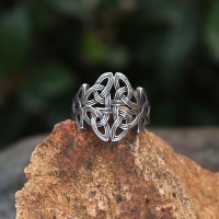 Keltischer Knoten Ring "AEGIR" aus Edelstahl