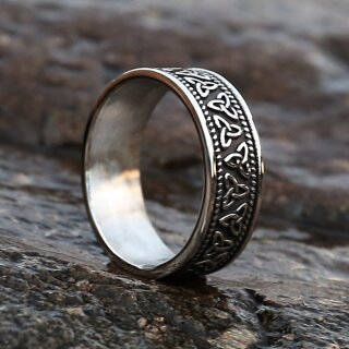 Triqueta Ring "HOD" aus Edelstahl